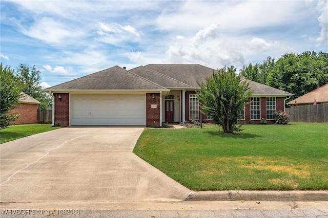 2419 Shealei Cir, Alma, AR 72921 - ranch-style house featuring an attached garage, brick siding, and driveway