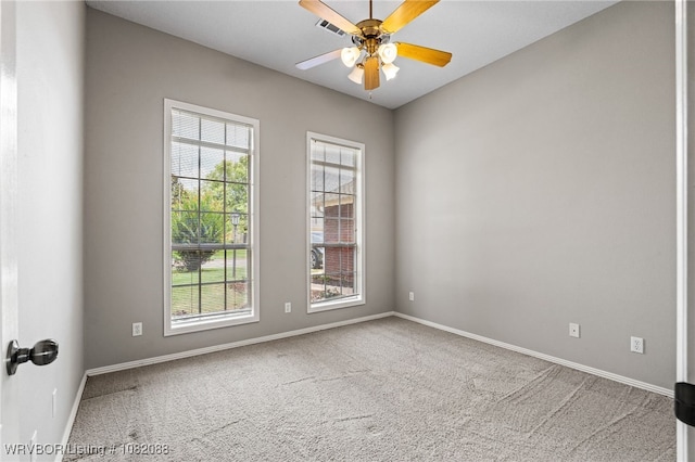 2419 Shealei Cir, Alma, AR 72921 - carpeted spare room with plenty of natural light and a ceiling fan