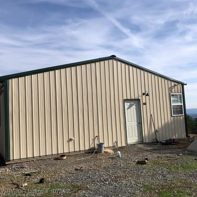 view of outbuilding