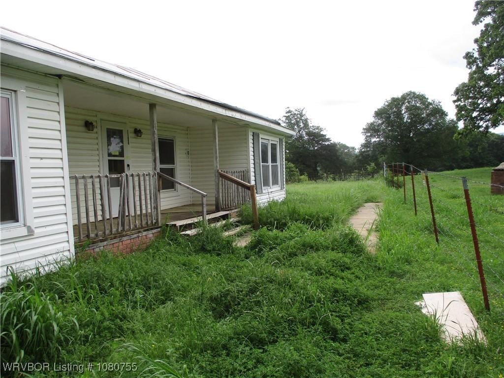1149 Chigger Valley Rd, Magazine, AR 72943 - view of yard featuring a porch