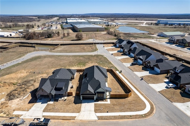 7631 Woodbine Ln, Fort Smith, AR 72916 - aerial perspective of suburban area with a large body of water