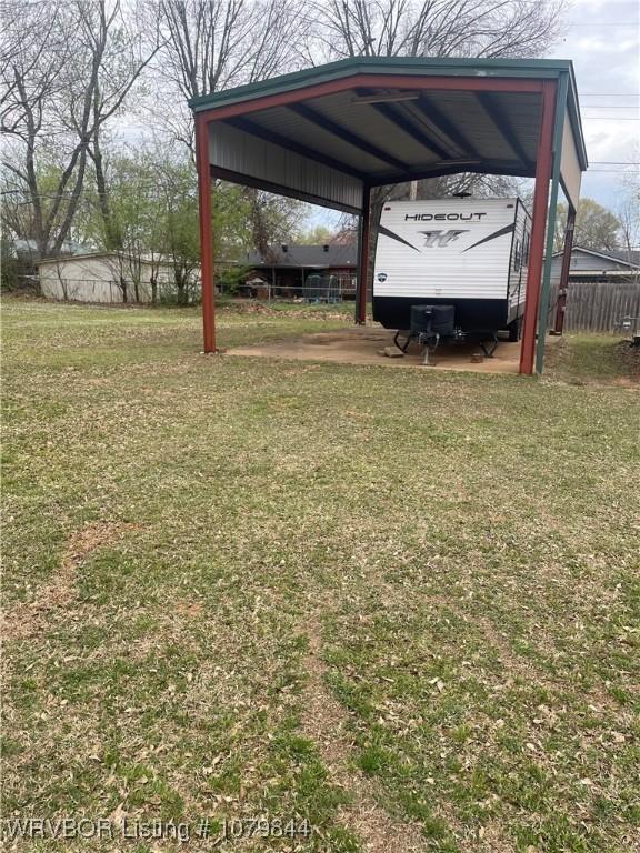 606 Highland Dr, Charleston, AR 72933 - view of yard with fence