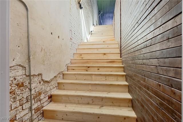 view of stairs