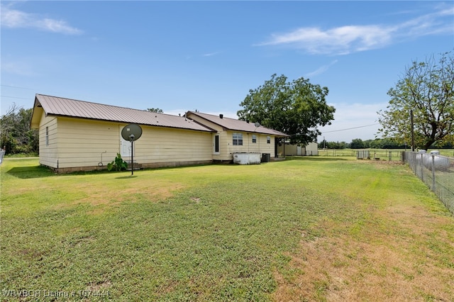 view of yard