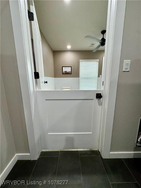 bathroom featuring tile patterned flooring