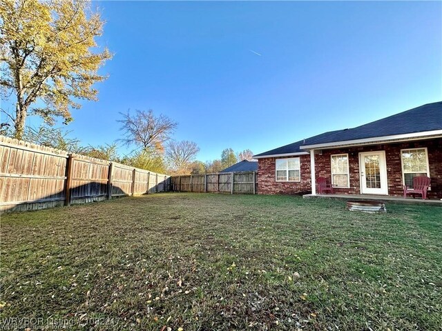 106 E Dora Ln, Poteau, OK 74953 - view of fenced backyard