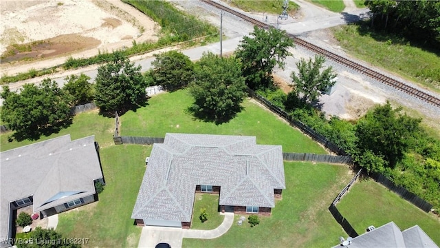 106 E Dora Ln, Poteau, OK 74953 - view from above of property