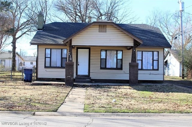 view of front of house with covered porch