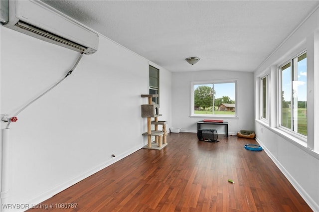 interior space with a wall unit AC