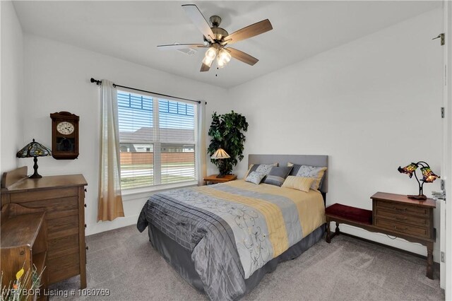 9100 Kirkwood Rd, Fort Smith, AR 72916 - bedroom featuring a ceiling fan and carpet floors
