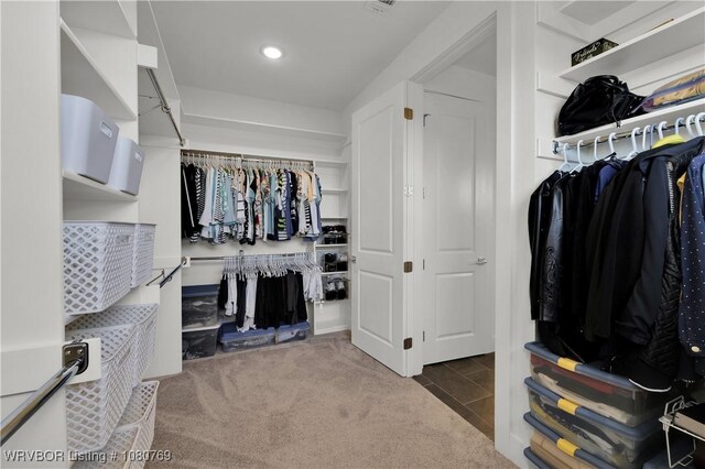 9100 Kirkwood Rd, Fort Smith, AR 72916 - walk in closet featuring carpet floors