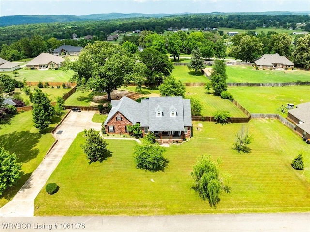 aerial view of property and surrounding area