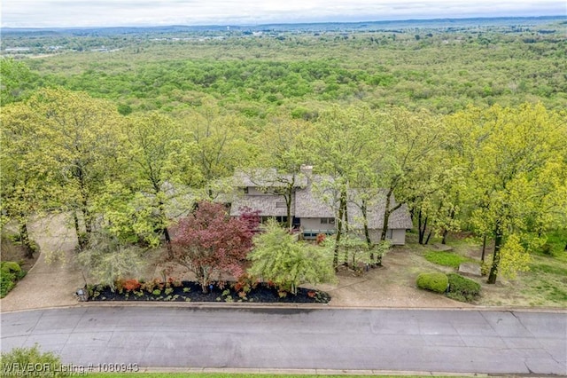 10301 Stoneleige St, Fort Smith, AR 72908 - aerial view of property and surrounding area with a heavily wooded area