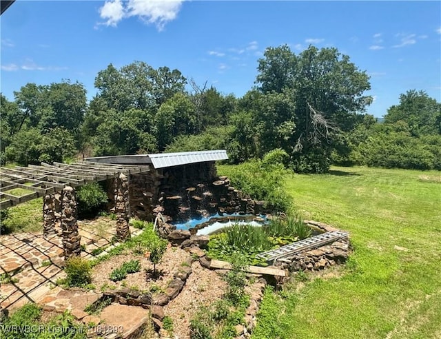 4018 Blue Hole Rd, Rudy, AR 72952 - view of green lawn
