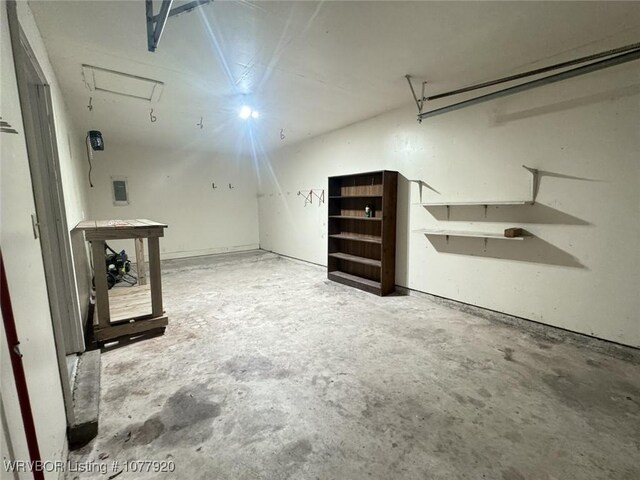 43801 Xn Rnch, Talihina, OK 74571 - basement featuring electric panel