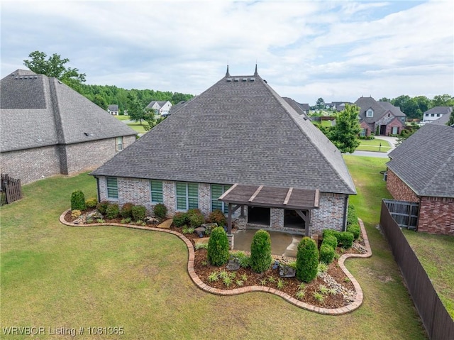 8404 Gatehouse Way, Fort Smith, AR 72916 - back of house with brick siding, a shingled roof, and a residential view