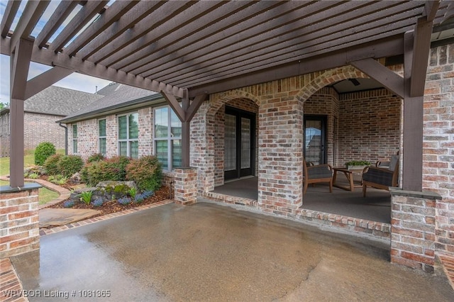 8404 Gatehouse Way, Fort Smith, AR 72916 - view of patio / terrace with a pergola