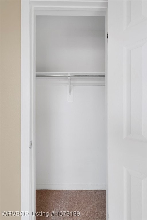 view of closet