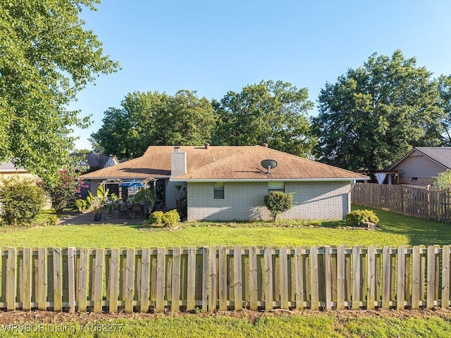 2509 Roxbury Ln, Fort Smith, AR 72908 - view of front of home with brick siding and a chimney