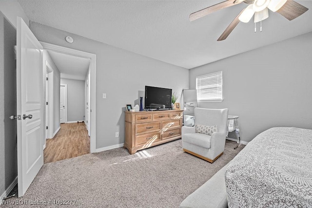 2509 Roxbury Ln, Fort Smith, AR 72908 - carpeted bedroom featuring baseboards and ceiling fan