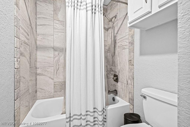 2509 Roxbury Ln, Fort Smith, AR 72908 - bathroom with shower / bath combo and a textured wall