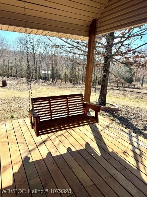 view of deck