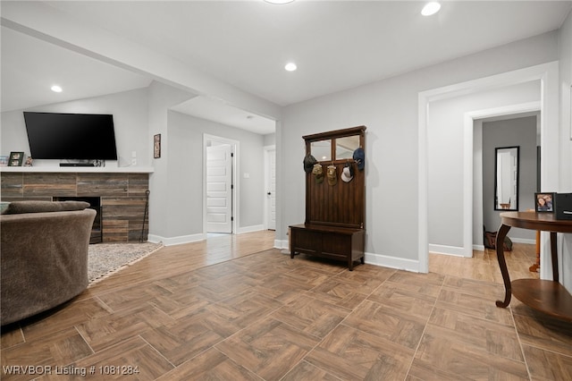 908 N 5th Ter, Barling, AR 72923 - foyer with baseboards and recessed lighting