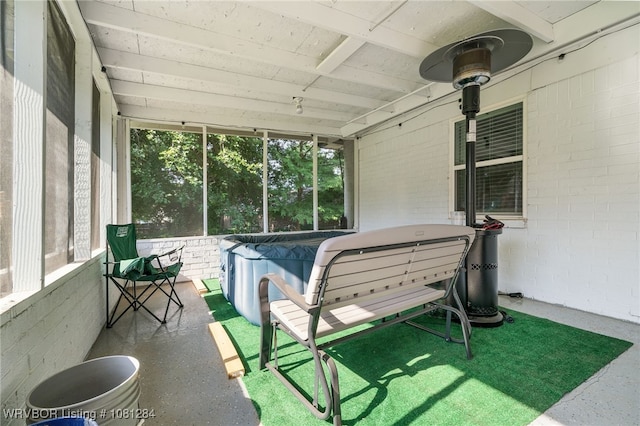 908 N 5th Ter, Barling, AR 72923 - sunroom / solarium with healthy amount of natural light and a jacuzzi