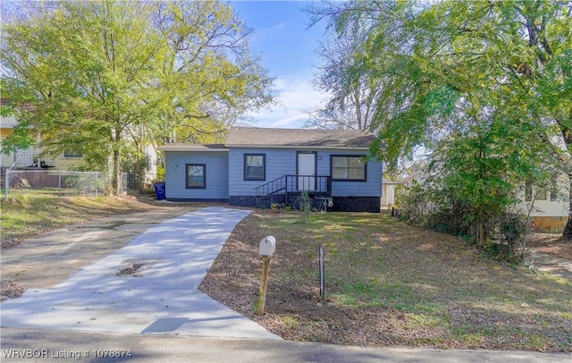 view of front of home