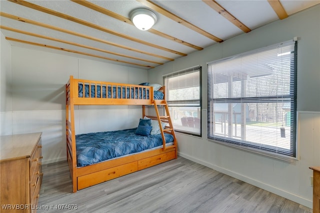 bedroom featuring hardwood / wood-style floors