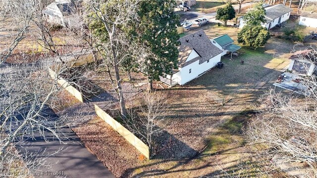 411 N Logan St, Charleston, AR 72933 - drone / aerial view