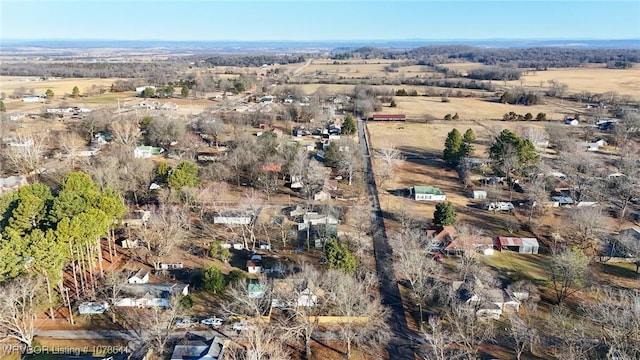 411 N Logan St, Charleston, AR 72933 - birds eye view of property with a rural view