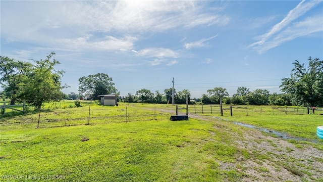 6562 Broadleaf Dr, Alma, AR 72921 - view of yard with a view of rural / pastoral area and an outbuilding