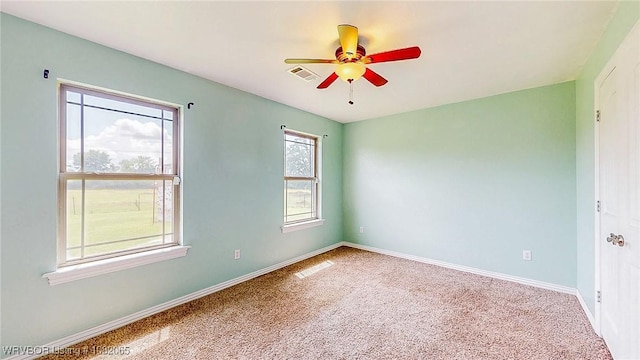 6562 Broadleaf Dr, Alma, AR 72921 - carpeted spare room with ceiling fan and baseboards