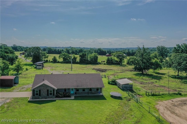 6562 Broadleaf Dr, Alma, AR 72921 - overview of rural landscape