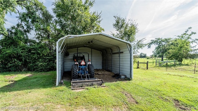 6562 Broadleaf Dr, Alma, AR 72921 - view of outdoor structure featuring a detached carport
