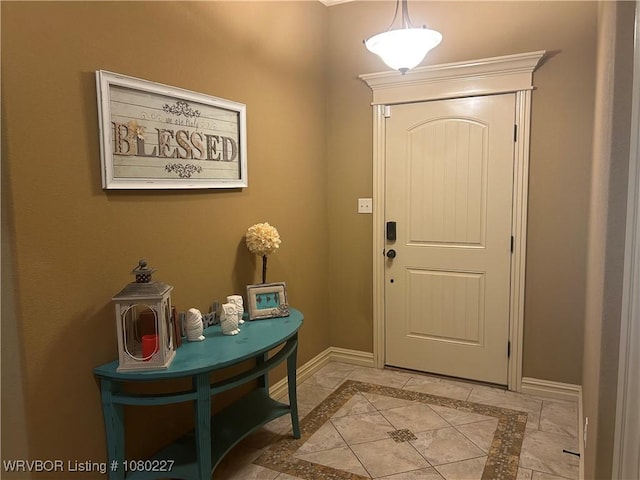 304 Caseys Ct, Lavaca, AR 72941 - doorway to outside featuring baseboards