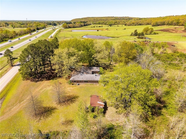 3032 King Dr, Mulberry, AR 72947 - bird's eye view featuring a rural view
