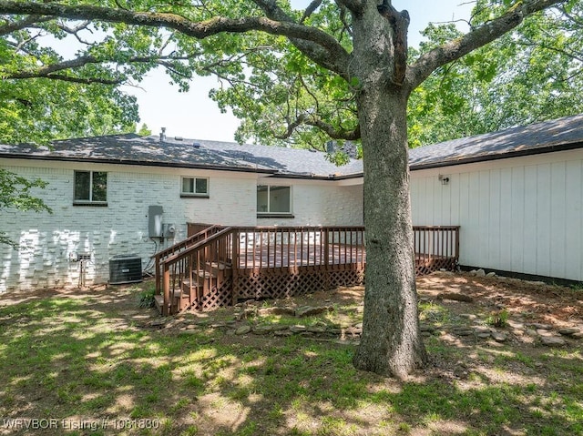 2420 Independence St, Fort Smith, AR 72901 - rear view of property with a deck