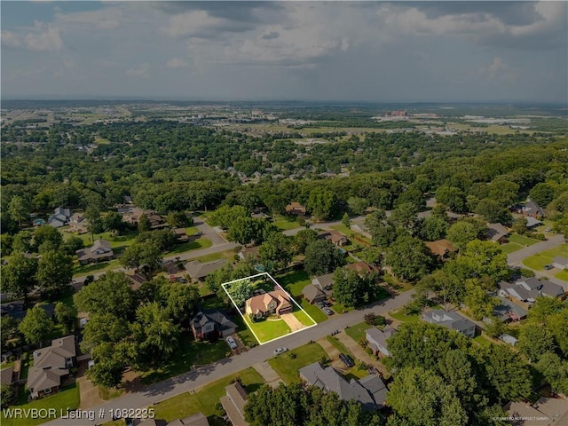 3017 Canongate Way, Fort Smith, AR 72908 - aerial view of residential area featuring property boundaries highlighted