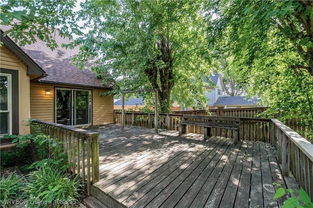 3017 Canongate Way, Fort Smith, AR 72908 - view of wooden deck