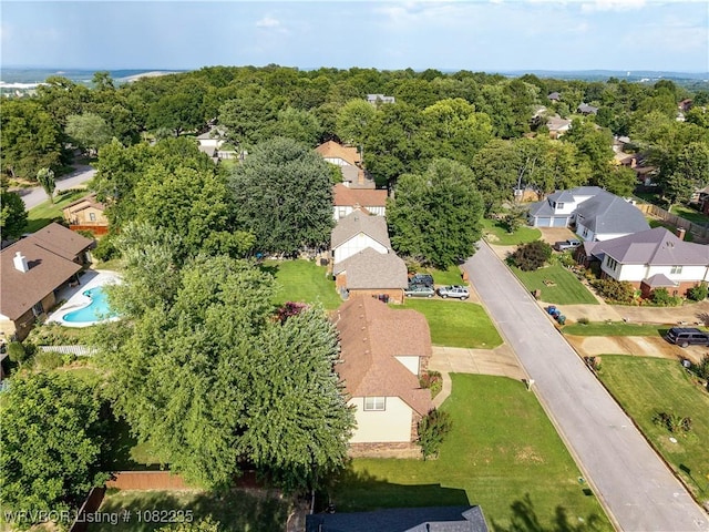 3017 Canongate Way, Fort Smith, AR 72908 - aerial perspective of suburban area with a pool