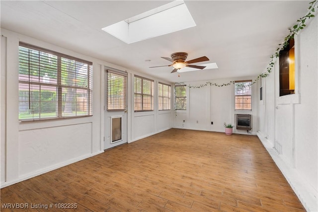 3017 Canongate Way, Fort Smith, AR 72908 - unfurnished sunroom with a skylight and heating unit