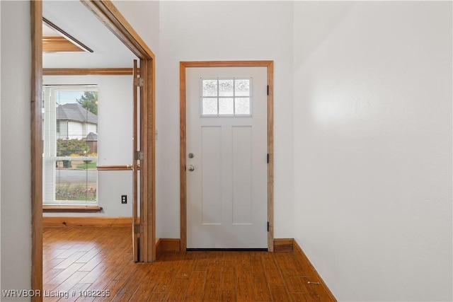 3017 Canongate Way, Fort Smith, AR 72908 - entrance foyer with hardwood / wood-style floors and baseboards