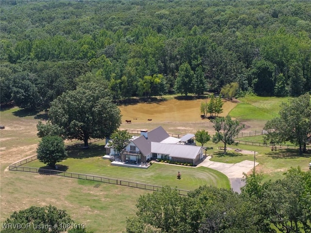 8807 Cain Rd, Alma, AR 72921 - overview of rural landscape with a forest