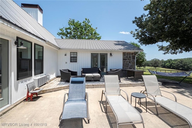 8807 Cain Rd, Alma, AR 72921 - view of patio / terrace with an outdoor living space