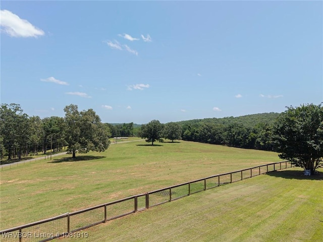 8807 Cain Rd, Alma, AR 72921 - view of yard featuring a view of rural / pastoral area
