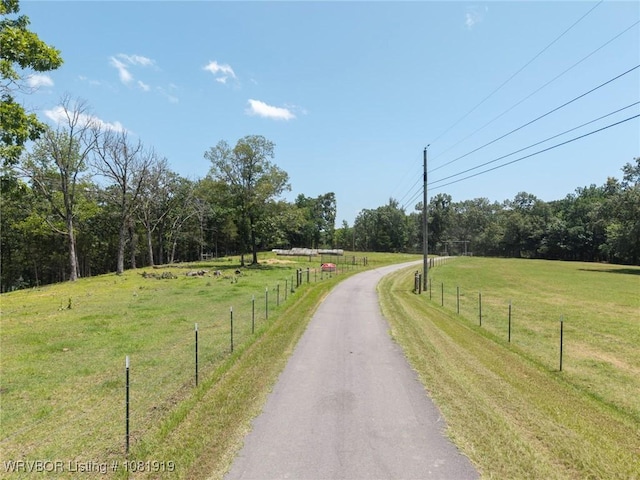 8807 Cain Rd, Alma, AR 72921 - view of road featuring a view of countryside