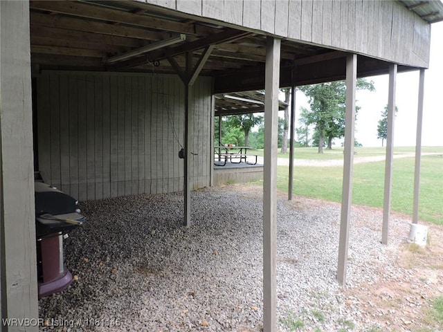 19108 Canova Trl, Mountainburg, AR 72946 - view of patio featuring grilling area