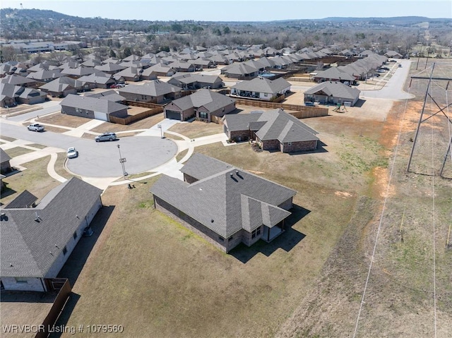 birds eye view of property featuring a residential view